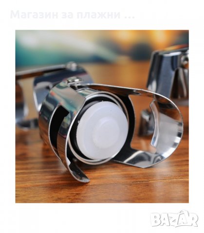 ТАПА ЗА ВИНО ОТ НЕРЪЖДАЕМА СТОМАНА - код 2910, снимка 2 - Аксесоари за кухня - 34147951