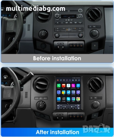 Ford F250/F350/DUTY/F450/F650 9.7 Мултимедия Навигация Android, снимка 3 - Аксесоари и консумативи - 52411761