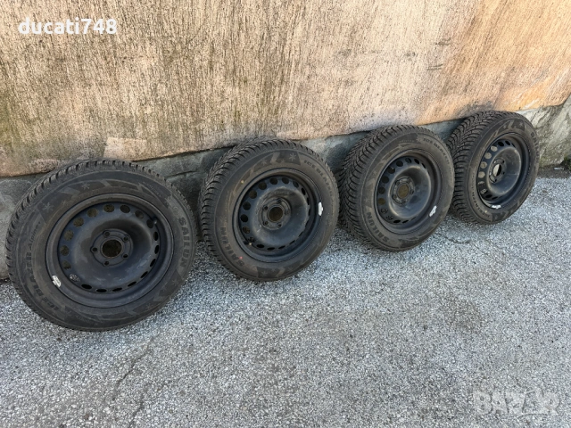 4бр. железни джанти 15", 5х114.3, 66.1 - Renault