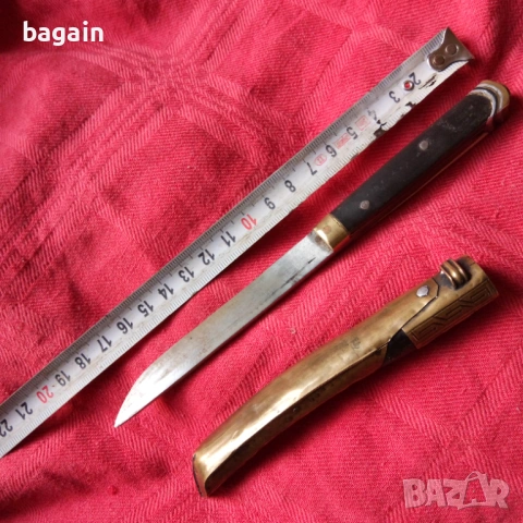 Нож, кама, ятаган, Тибет., снимка 5 - Антикварни и старинни предмети - 54349325