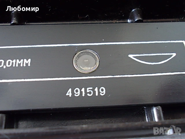 Обект микрометър 0.01 мм микроскоп ЛОМО СССР, снимка 4 - Медицинска апаратура - 54320334