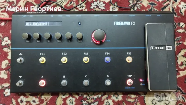 Line 6 Firehawk - процесор за китара , снимка 1 - Китари - 49143159