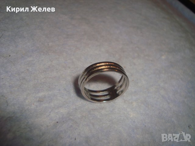 Много красив ажурен меден АРТ ПРЪСТЕН с БЯЛА ПОЗЛАТА 27735, снимка 11 - Пръстени - 37513739