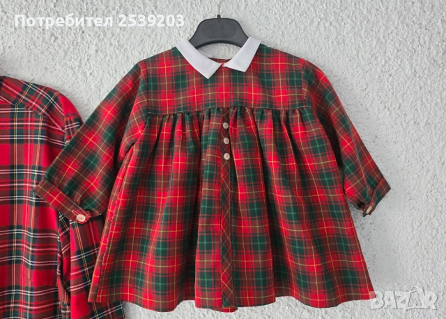 Коледна рокля 3-6 месеца