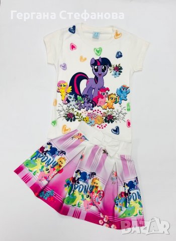 Комплект Пони -Размери -2/3г.3/4г.4/5г.5/6г.7/8г., снимка 1