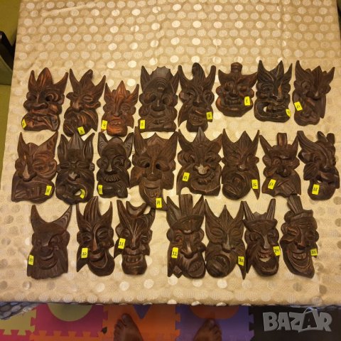 маски от дърво, снимка 7 - Декорация за дома - 14306106