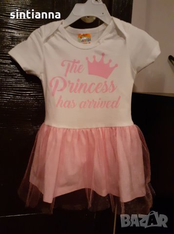 Нова рокля с гащички и лента за глава 80 рр и Рокля, туника 80 рр, снимка 2 - Бебешки рокли - 30291455