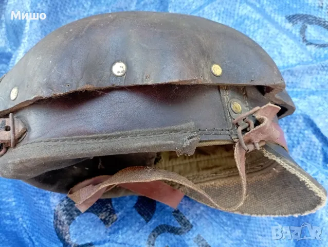 Продавам стара каска за мотоциклет , снимка 2 - Антикварни и старинни предмети - 50384752