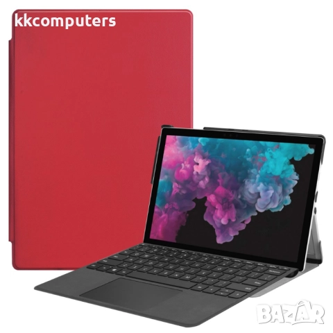 Microsoft Surface Pro 6/5/4 Кожен Калъф и Протектор, снимка 2 - Калъфи, кейсове - 52987442