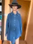 Дънкова зимна риза Arket, oversize модел, снимка 3