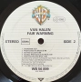 Грамофонна Плоча (Van Halen - Fair Warning), снимка 3