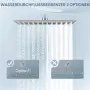 Душ пита KINLIV 30x30 см от неръждаема стомана, снимка 4