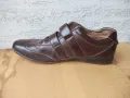 ПРОМО! Спортно елегантни кожени мъжки обувки NERO Firenze 42 боти мокасини , снимка 3