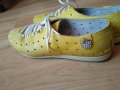 Жълти обувчици естествена кожа/38, снимка 3