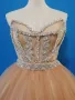 Официална / бална рокля с кристали , снимка 2