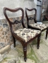 Комплект от 2 антични дървени стола – масив, снимка 6