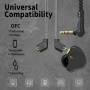 CCZ Melody BC01 – хибридни HiFi In-Ear слушалки (1BA + 1DD), без микрофон, снимка 4
