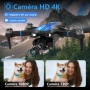 Дрон с камера 4K мини дрон с дистанционно управление LCD 3D флип дизайн, снимка 2
