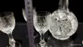 кристални чаши за ракия и гарафа , снимка 6
