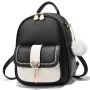 Дамска чанта - раница Nolana Black, снимка 1