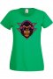 Дамска Тениска monkey with headphones Изненада,Повод,Подарък,Празник, снимка 4