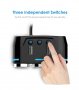 Волтметър за кола в 3-ка разклонител за запалка с 2бр. USB - код B39, снимка 5