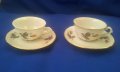 Две ретро чашки и чинийки за кафе, Видин, снимка 5