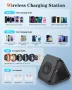 Магнитна сгъваема безжична зарядна станция за iPhone 3 в 1, снимка 10