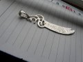  Сребърна висулка - сабя на бекташите , снимка 3