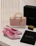 Gucci Дамски Светло Розови Обувки На Ток Гучи - Различни Модели Код E147, снимка 5