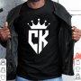 ХИТ CK! Мъжки тениски с CK KING дизайн! Поръчай модел С ТВОЯ идея!