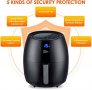 Air Fryer 6.9QT/6.5L, Uten 1700W High-power 8 in 1 дълбоко пържене, бързо нагряване, фурна с незалеп, снимка 6