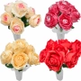 Елегантни изкуствени букети от рози – идеални за декорация и подарък, снимка 8