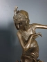 39см-4кг Chiparus статуетка/френска бронзова скулптура/Арт Деко фигура кабаретна танцьорка-балерина, снимка 8
