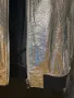 Късо сребристо кожено яке Zara, снимка 4