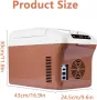 15L мини електрически охладител, 12V/24V хладилник за кола, преносим малък хладилник, снимка 5