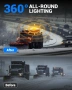LED ротационна сигнална лампа SUPAREE, 12-24V, 16W, IP67, снимка 2