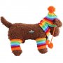 Зимна кучешка шапка, шал и калци Зимни аксесоари за куче кучета Кучешка плетена шапка, шал, калци, снимка 1