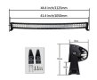 LED Bar извит Лед Бар офроуд OFFRoad халоген Light, снимка 8