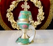 Православно бронзово кандило,тамянник,клетъчен емайл. , снимка 3