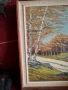 Картина с масло, подписана без забележки, снимка 3
