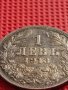 СРЕБЪРНА МОНЕТА 1 лев 1913г. Фердинанд първи Цар на Българите 37164, снимка 7