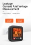 D9C Тестер за контакти UK, RCD тестер за щепсели, детектор на контакти с LCD дисплей, 3-пинов анализ, снимка 5