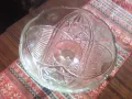 Продавам кристална фруктиера  изработка началото на 1950 г, снимка 5