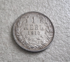 Монета 18 . България. Сребро. 1 лев . 1913 година., снимка 3