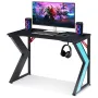 ПОМОЦИЯ Компютърно / геймърско бюро с LED осветление CLIPOP BZOD-CD-D0216BL, снимка 1