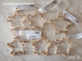 Нови дървенни Коледни играчки със звънчета., снимка 2