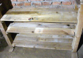 ДЪСКИ и ЛЕТВИ Дървен Материал на кв.м за Покриви Кофраж Мебели Пейка Етажерки Стелажи Рафтове БАРТЕР, снимка 10