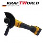 Немски Безчетков Ъглошлайф KRAFT 36V + 2 Батерии и Зарядно с Куфар Безжична шлайф Флекс дрелка , снимка 3