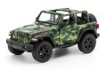 Метална количка Kinsmart 2018 Jeep Wrangler Camo (Open Top), кутия Код: 52079, снимка 1 - Коли, камиони, мотори, писти - 37391447